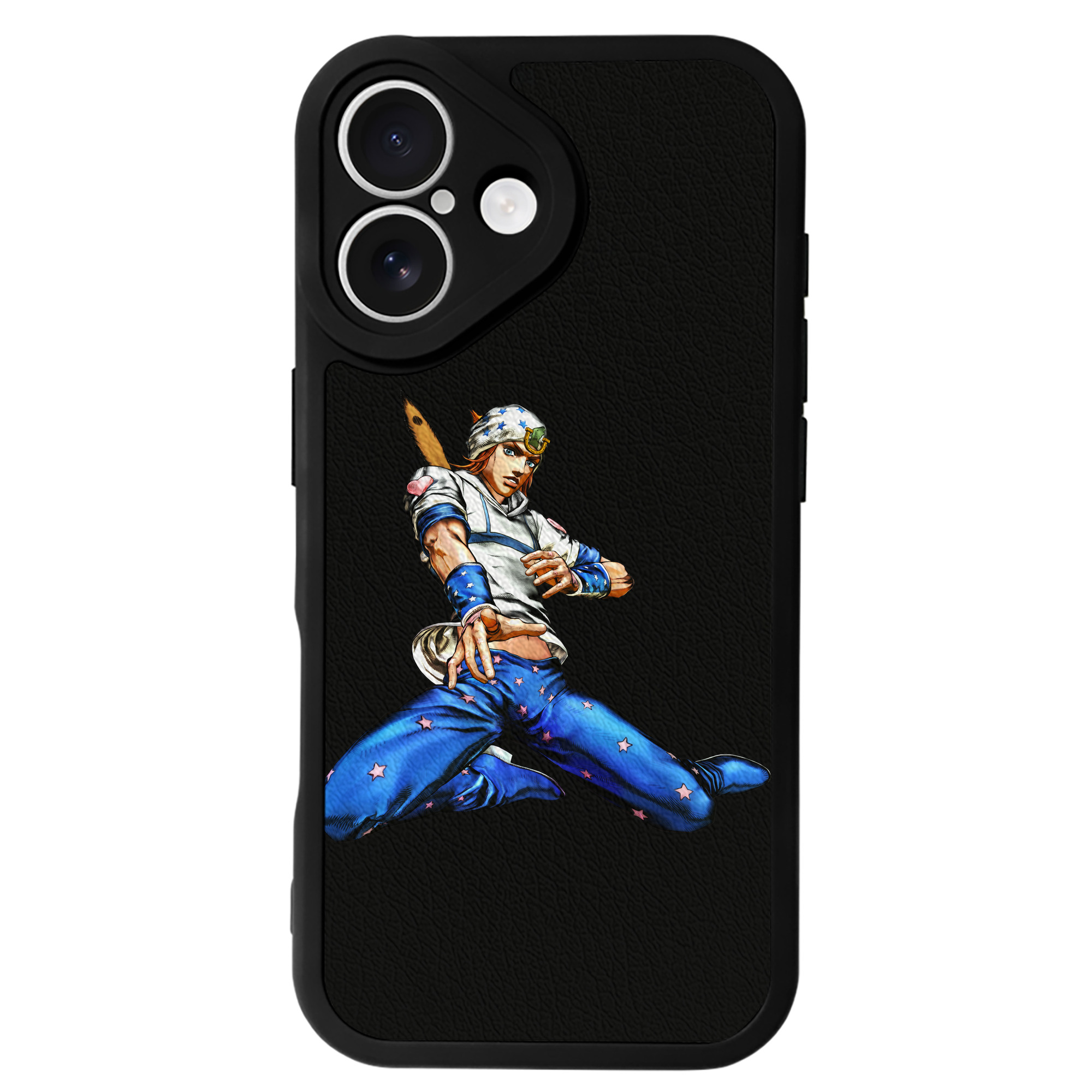 （画像用） ジョジョの奇妙な冒険 ジョナサン?ジョースター JoJo's Bizarre Adventure Jonathan Joestar 【iPhone 16シリーズ対応】シリコンスマホケース（レザー調） 材質：シリコン